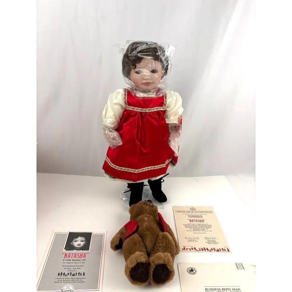 VTG Natasha Ed Knowles‎ Porcelain Doll Ashton Drake Galleries 1989
